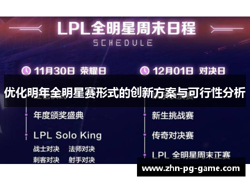 优化明年全明星赛形式的创新方案与可行性分析