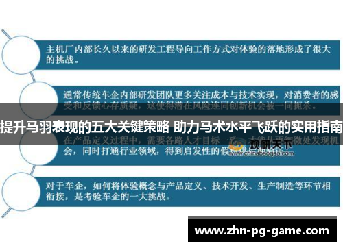 提升马羽表现的五大关键策略 助力马术水平飞跃的实用指南